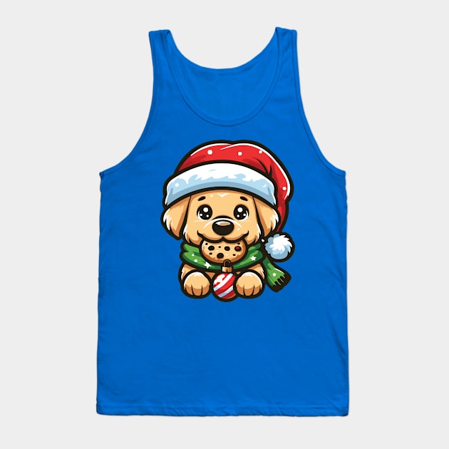 Christmas puppy cookie Tank Top by WPHmedia